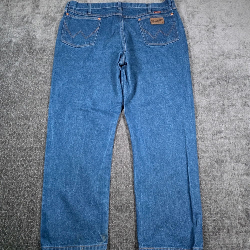 Wrangler Cowboy Cut Jeans Mens 40x30 Blue Denim Straight Leg 1031MWZDN Rodeo